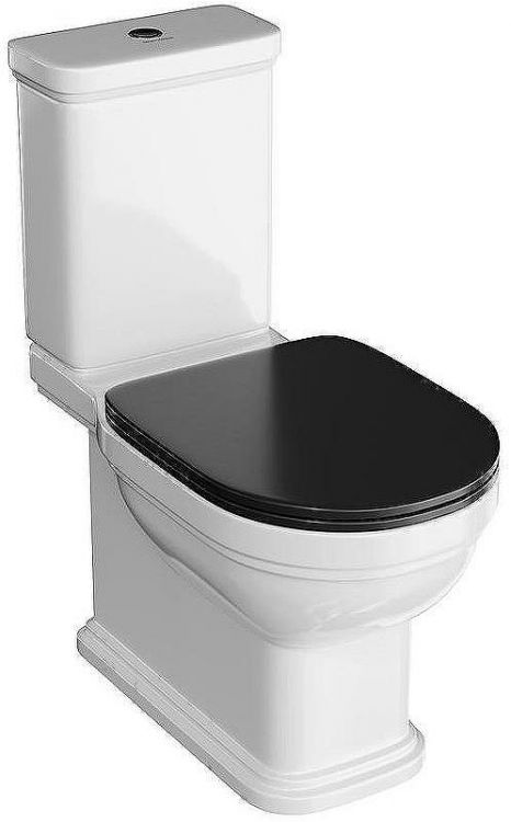 Унитаз компакт Kerama Marazzi Pompei PO.wc.01 Белый глянцевый без бачка и сиденья