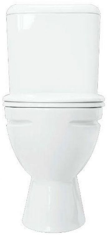 Унитаз компакт Sanita Стандарт эконом WC.CC/Standart/1-P/WHT.G/S1 с бачком и сиденьем