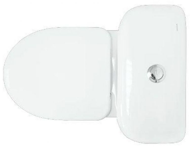 Унитаз компакт Sanita Стандарт эконом WC.CC/Standart/1-P/WHT.G/S1 с бачком и сиденьем