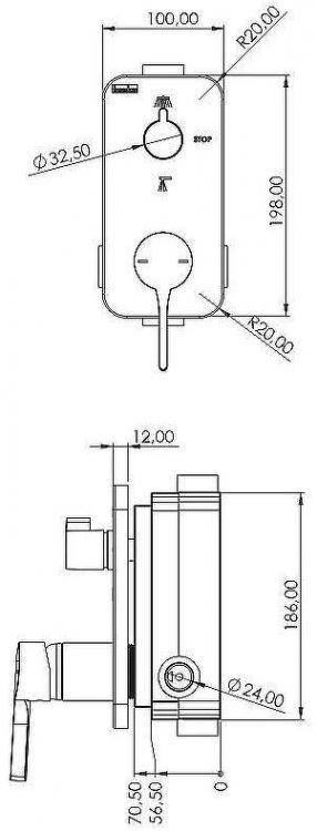 Душевая система Teska Agora AS2301 Хром Душевая система Teska Agora AS2301 Хром