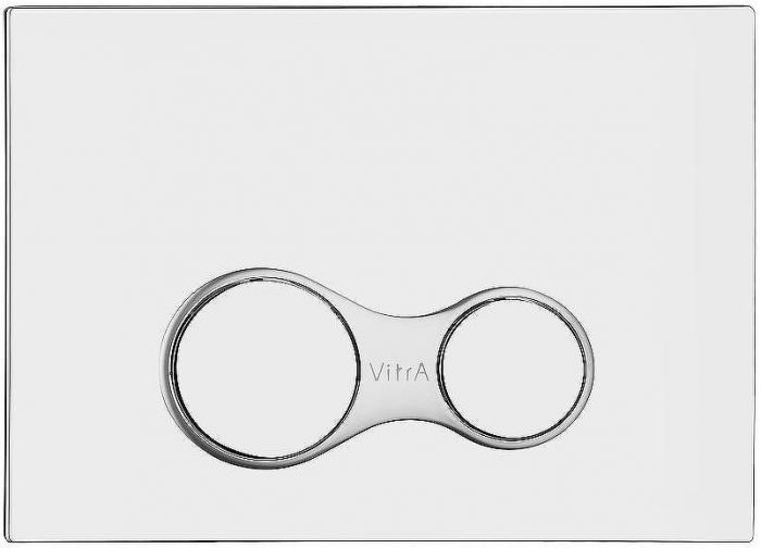 Клавиша смыва Vitra Sirius 740-0480 Хром глянцевый