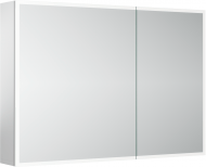 Зеркальный шкаф SANCOS для ванной комнаты из алюминия SANCOS Evoke1000x700х136 мм с LED подсветкой, SC80100