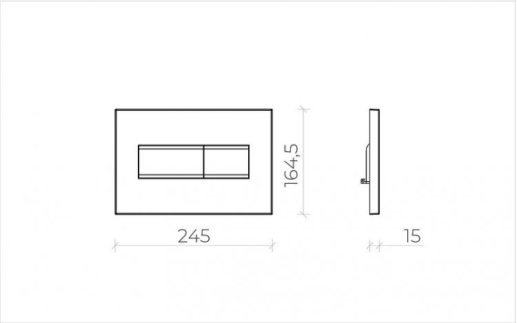 Клавиша смыва Creto Snap 2.0 KL-CR-752-5 цвет Золото матовое Клавиша смыва Creto Snap 2.0 KL-CR-752-5 цвет Золото матовое