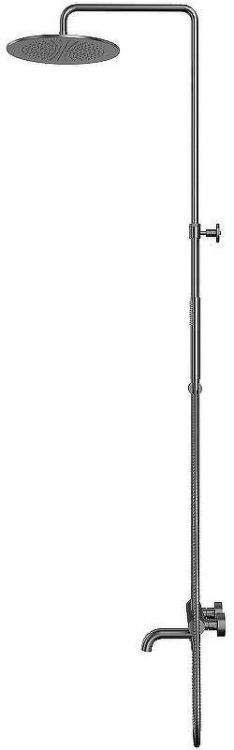 Душевая система Whitecross Y gunmetal Y1234GM с термостатом Оружейная сталь Душевая система Whitecross Y gunmetal Y1234GM с термостатом Оружейная сталь