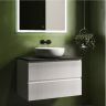 Тумба подвесная SANCOS Snob R, Bianco 790х445х500, под столешницу без отверстия под смеситель, цвет Black Sky, SNR80W