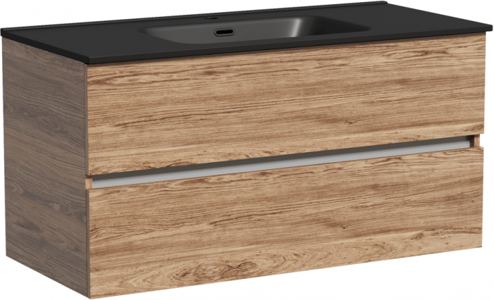 Тумба подвесная SANCOS под раковину Urban, дуб чарльстон 990х450х550, UR100ECH