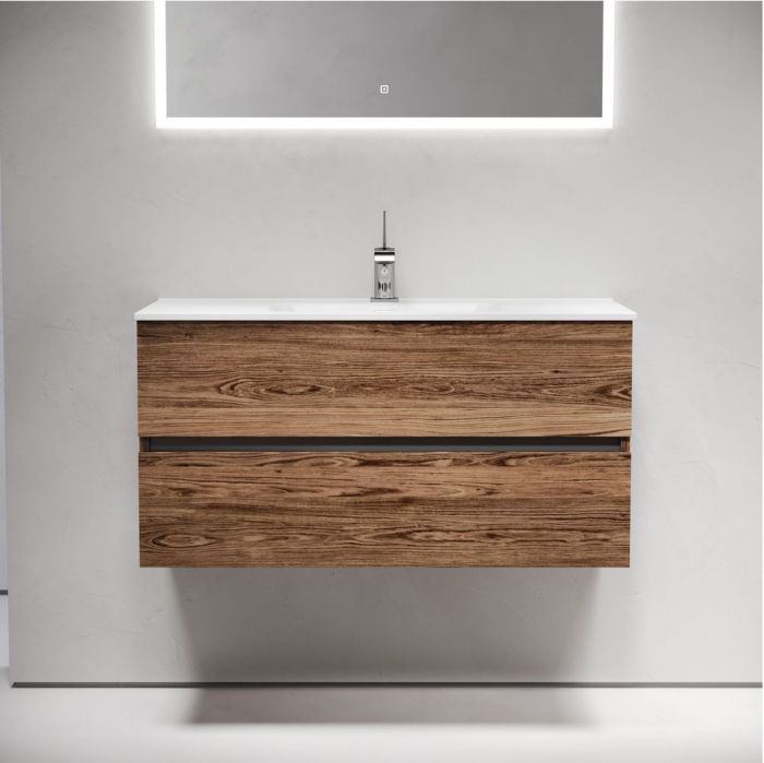 Тумба подвесная SANCOS под раковину Urban, дуб чарльстон 990х450х550, UR100ECH