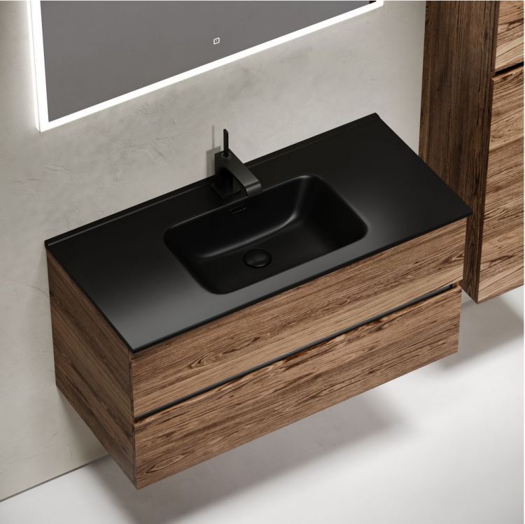 Тумба подвесная SANCOS под раковину Urban, дуб чарльстон 990х450х550, UR100ECH