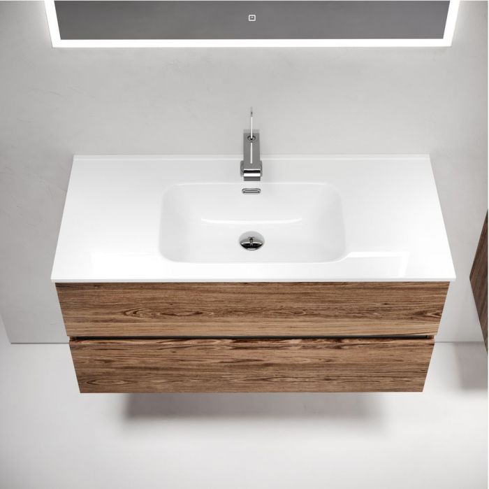 Тумба подвесная SANCOS под раковину Urban, дуб чарльстон 990х450х550, UR100ECH