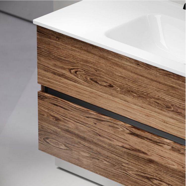 Тумба подвесная SANCOS под раковину Urban, дуб чарльстон 990х450х550, UR100ECH