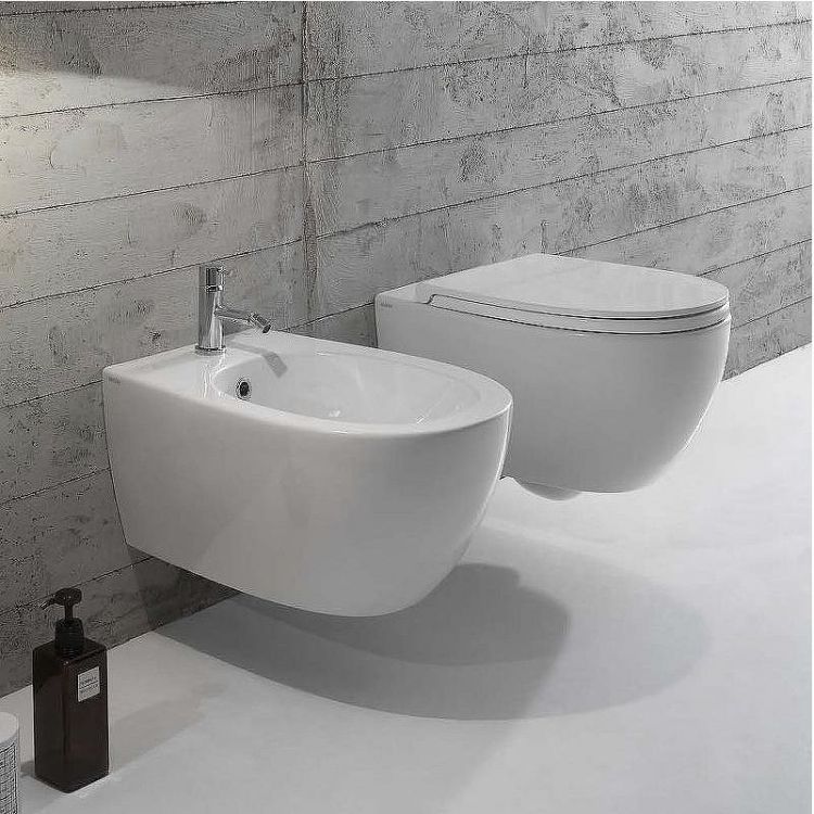 Унитаз Globo 4ALL MDS03.BI подвесной без сиденья