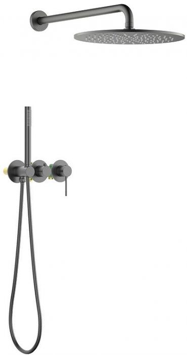 Душевая система Timo Saona SX-2349/18SM цвет Черное золото