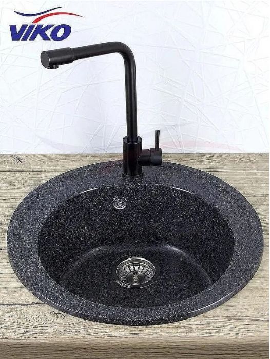 Смеситель для кухни Viko V-4494 Black