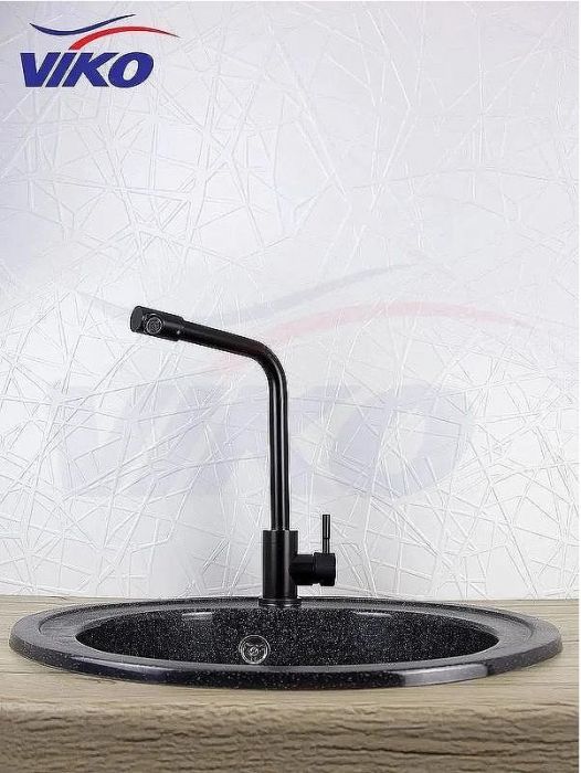 Смеситель для кухни Viko V-4494 Black