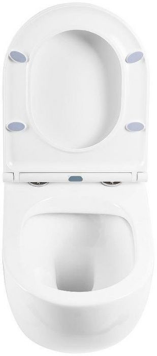 Комплект унитаза с инсталляцией BelBagno Onda BB066CHR/BB870SC/BB002-80/BB005-PR-CHROME с сиденьем Микролифт и клавишей смыва Хром глянцевый