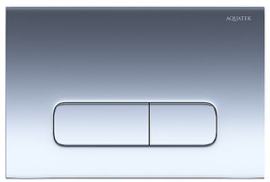 Комплект унитаза с инсталляцией Aquatek Set Aquatek Дива-016 4в1 с сиденьем Микролифт и клавишей смыва Хром глянцевый