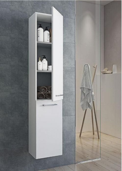 Шкаф пенал Cersanit Lara 30 SB-SL-LAR/Wh подвесной Белый