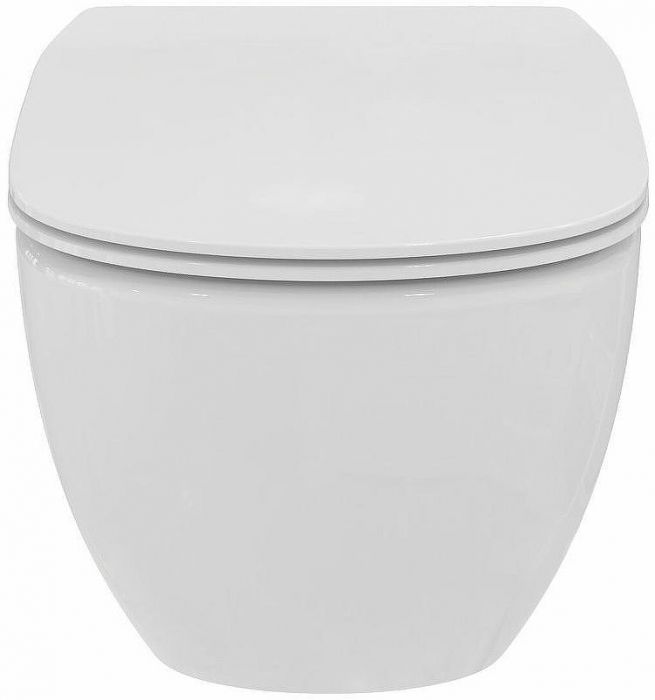 Комплект унитаза с инсталляцией Ideal Standard Tesi Rimless TT00003/123A6 с сиденьем Микролифт и Черной матовой клавишей смыва