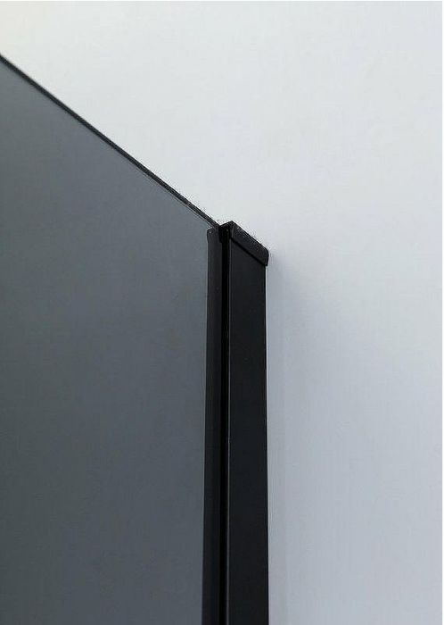 Душевой уголок Cezares Slider 90x110 SLIDER-AH-2-80/90-100/110-GRIGIO-NERO профиль Черный матовый стекло тонированное