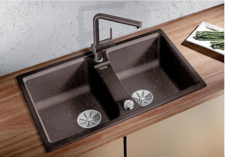 Смеситель для кухни Blanco Linus-S Silgranit 516697 Кофе Смеситель для кухни Blanco Linus-S Silgranit 516697 Кофе