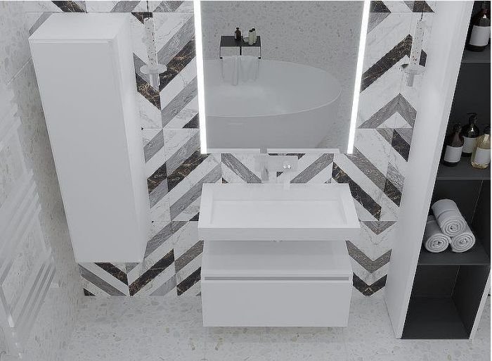 Тумба Boheme Armadi Art Vallessi UNO-S 80 897-080-W подвесная White