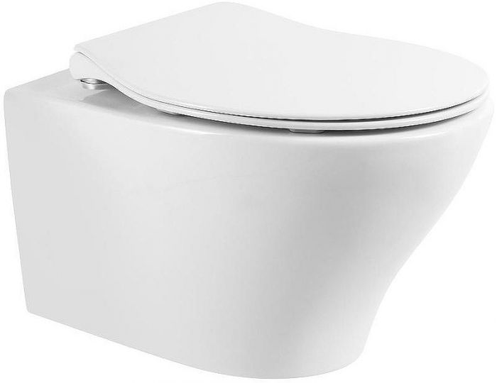 Унитаз BelBagno Acqua BB340CHR/BB2020SC подвесной с сиденьем Микролифт