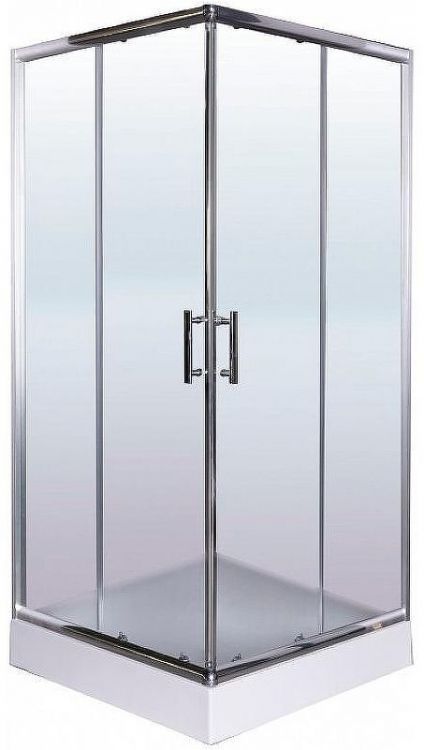 Душевой уголок Esbano ESR-8024 90x90 ESUGR8024 профиль Хром стекло рифленое