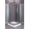 Душевой уголок Esbano ESR-8024 90x90 ESUGR8024 профиль Хром стекло рифленое