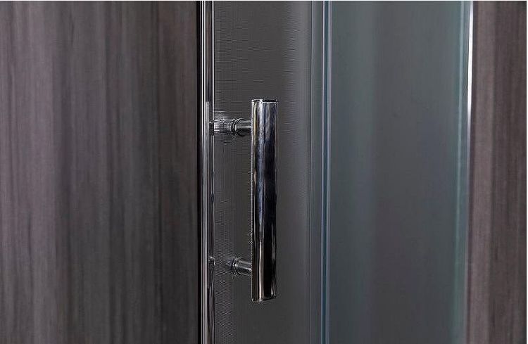 Душевой уголок Esbano ESR-8024 90x90 ESUGR8024 профиль Хром стекло рифленое