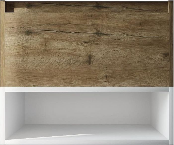 Комплект мебели для ванной STWORKI Карлстад 60 440541 подвесной Дуб рустикальный Белый