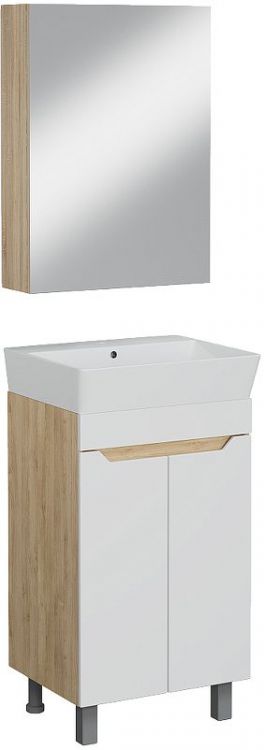 Комплект мебели для ванной DIWO Архангельск 50 цвет Белый Дуб сонома