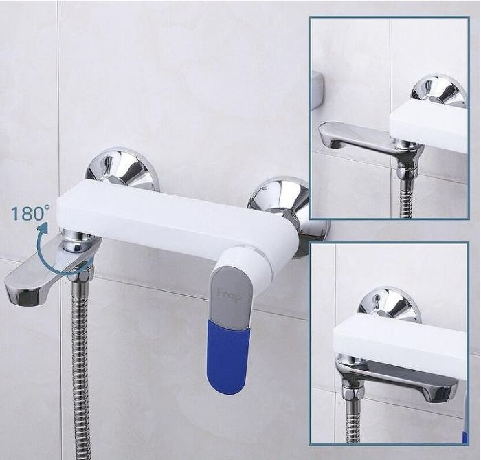 Смеситель для ванны Frap H34 F3234 Белый Хром
