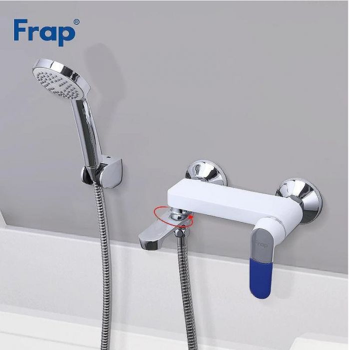 Смеситель для ванны Frap H34 F3234 Белый Хром