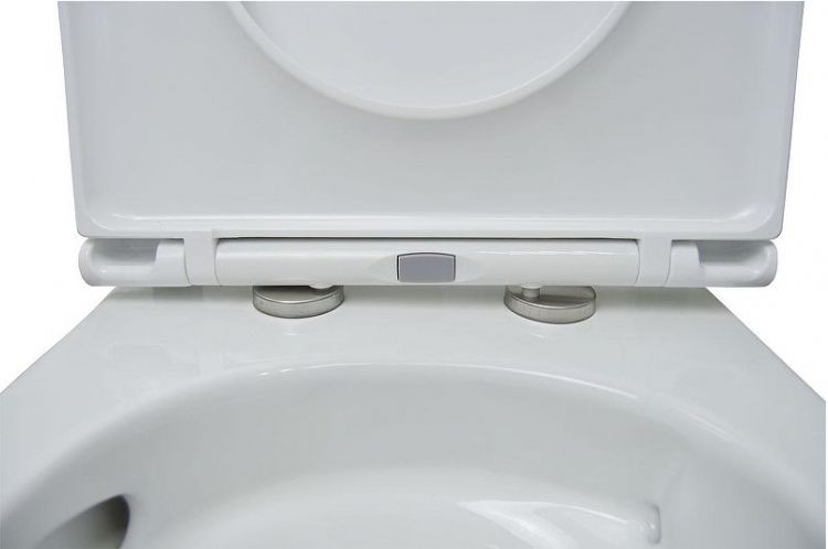 Унитаз Creo Ceramique LYon 2.0 LY1100R подвесной цвет Белый с сиденьем Микролифт