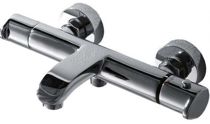 Смеситель для ванны Bravat Waterfall F673114C-01A-RUS с термостатом Хром