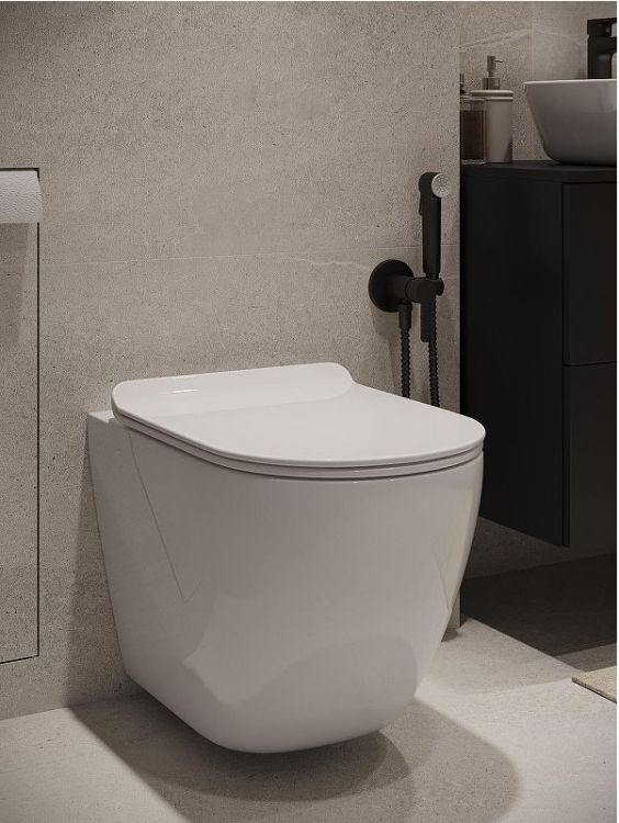 Комплект унитаза с инсталляцией Agger ATI09150L+APB244 цвет Белый с сиденьем Микролифт и клавишей смыва цвет Черный матовый Комплект унитаза с инсталляцией Agger ATI09150L+APB244 цвет Белый с сиденьем Микролифт и клавишей смыва цвет Черный матовый