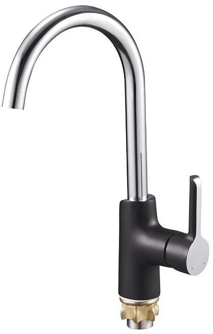 Смеситель для кухни G-Lauf ZOK ZOK4-A036YB цвет Черный матовый Хром