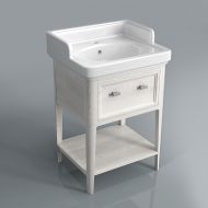Тумба Provence под умывальник Pompei напольная 60 см, белый