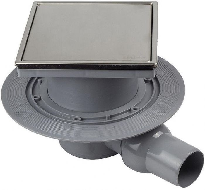 Душевой трап Pestan Confluo Standard 13702556 с двухсторонней решеткой Хром глянцевый / полая под плитку