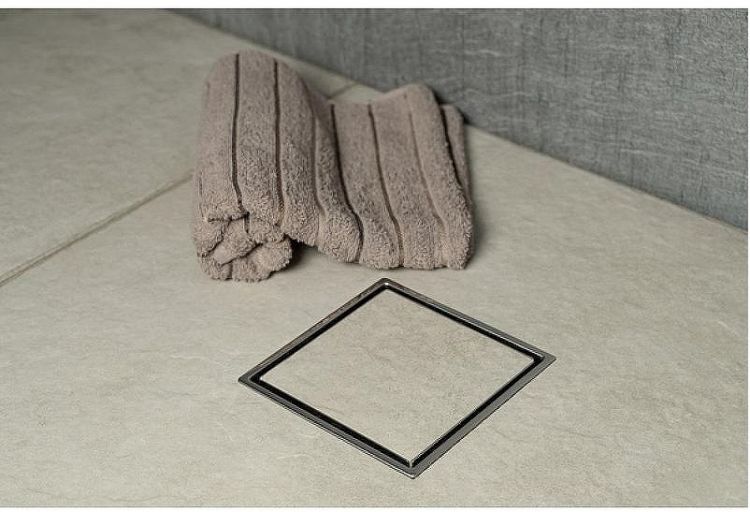 Душевой трап Pestan Confluo Standard 13702556 с двухсторонней решеткой Хром глянцевый / полая под плитку