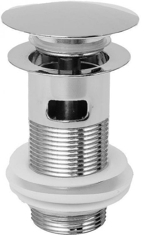 Донный клапан WellWant WWS01110M click-clack Хром