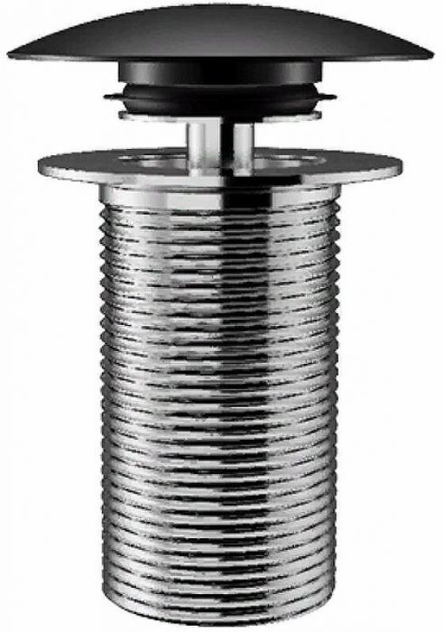 Донный клапан Creavit SF030.SYM click-clack Черный матовый