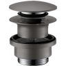 Донный клапан Hansgrohe 50100340 click-clack Шлифованный черный хром