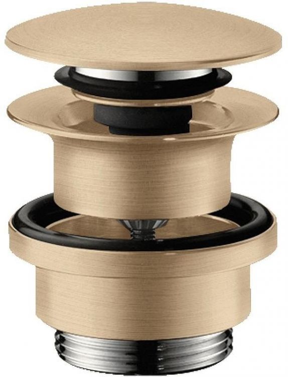 Донный клапан Hansgrohe 50100140 click-clack Шлифованная бронза