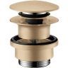 Донный клапан Hansgrohe 50100140 click-clack Шлифованная бронза