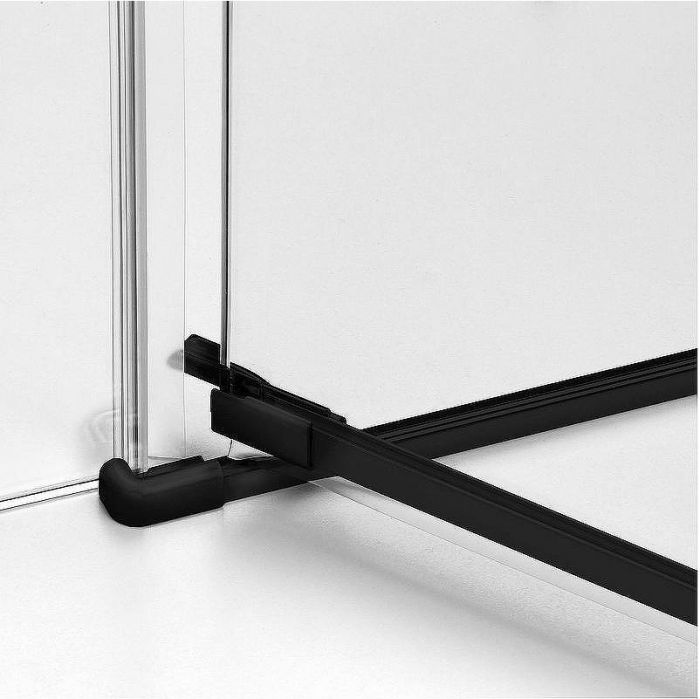 Душевой уголок New Trendy Avexa Black 120x120 EXK-1623 профиль Черный стекло прозрачное