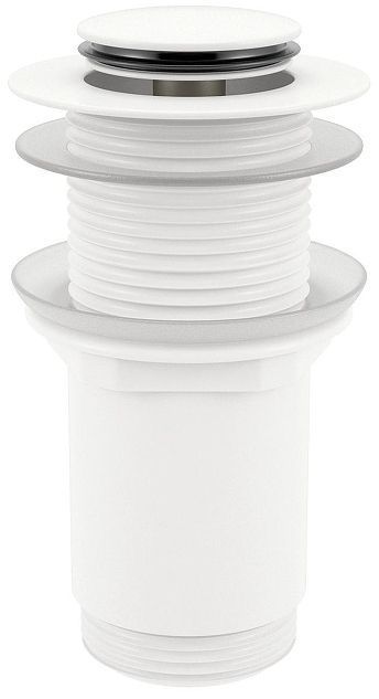 Донный клапан Wellsee Drainage System 182138000 click-clack цвет Белый матовый Донный клапан Wellsee Drainage System 182138000 click-clack цвет Белый матовый