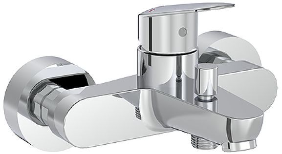 Смеситель для ванны Vitra Flow Round A43057EXP1 цвет Хром