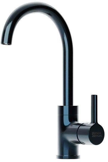 Смеситель для кухни Seaman Barcelone SSL-5815-BP цвет Черный жемчуг