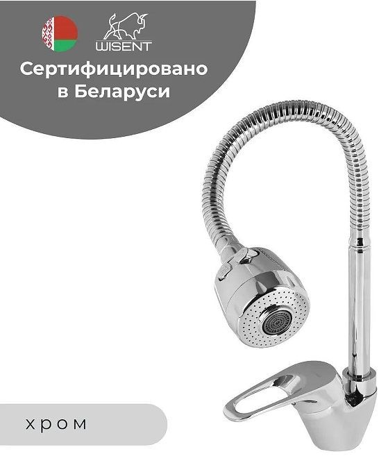 Смеситель для кухни Wisent WP53213 цвет Хром